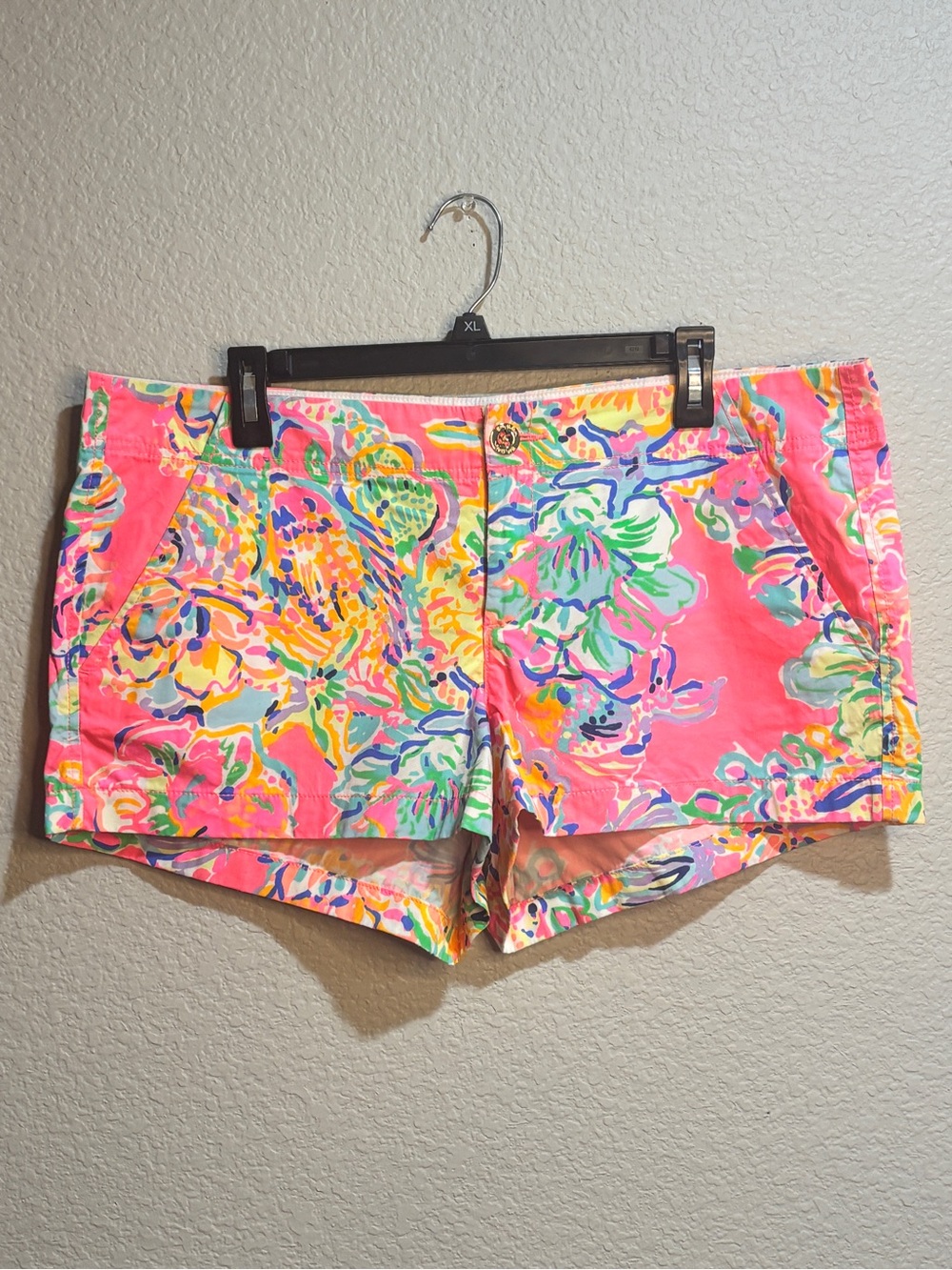 Lilly Pulitzer Pink Multicolor Kerrie Shorts - Picture 3 of 6